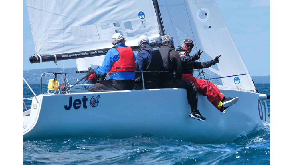 Great rivalry at J/70 Vic Champs!