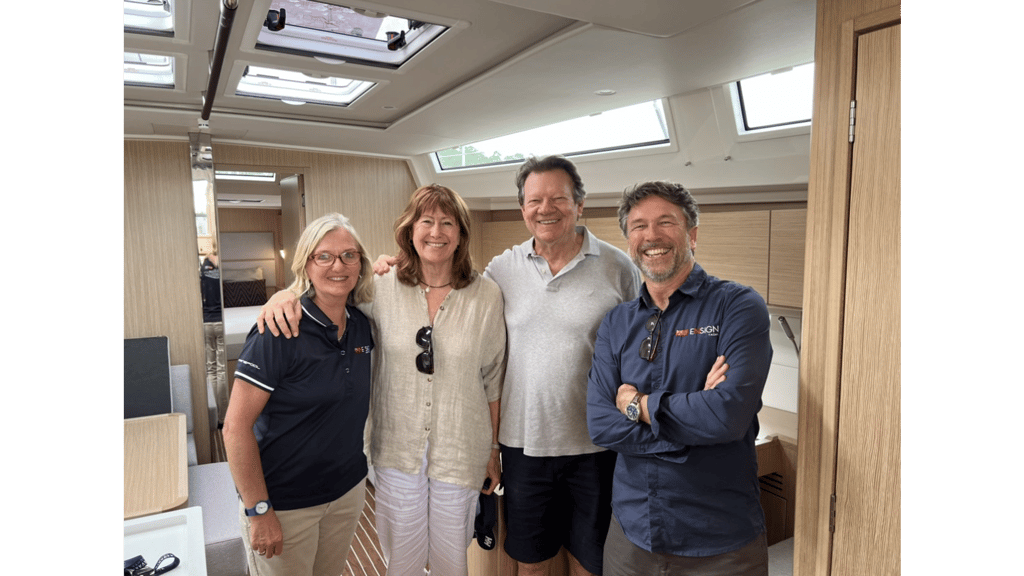 Happy owners of a new Bavaria C50